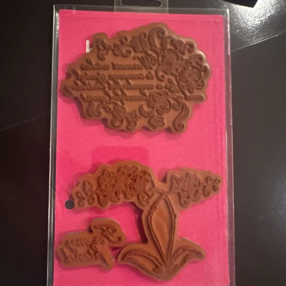 Heartfelt Creations Botanic Orchid Wishes Cling Stamps HCPC-3744